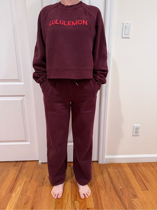 lululemon athletica Pants - lululemon athletica Women's Burgundy Track Pants & Joggers
